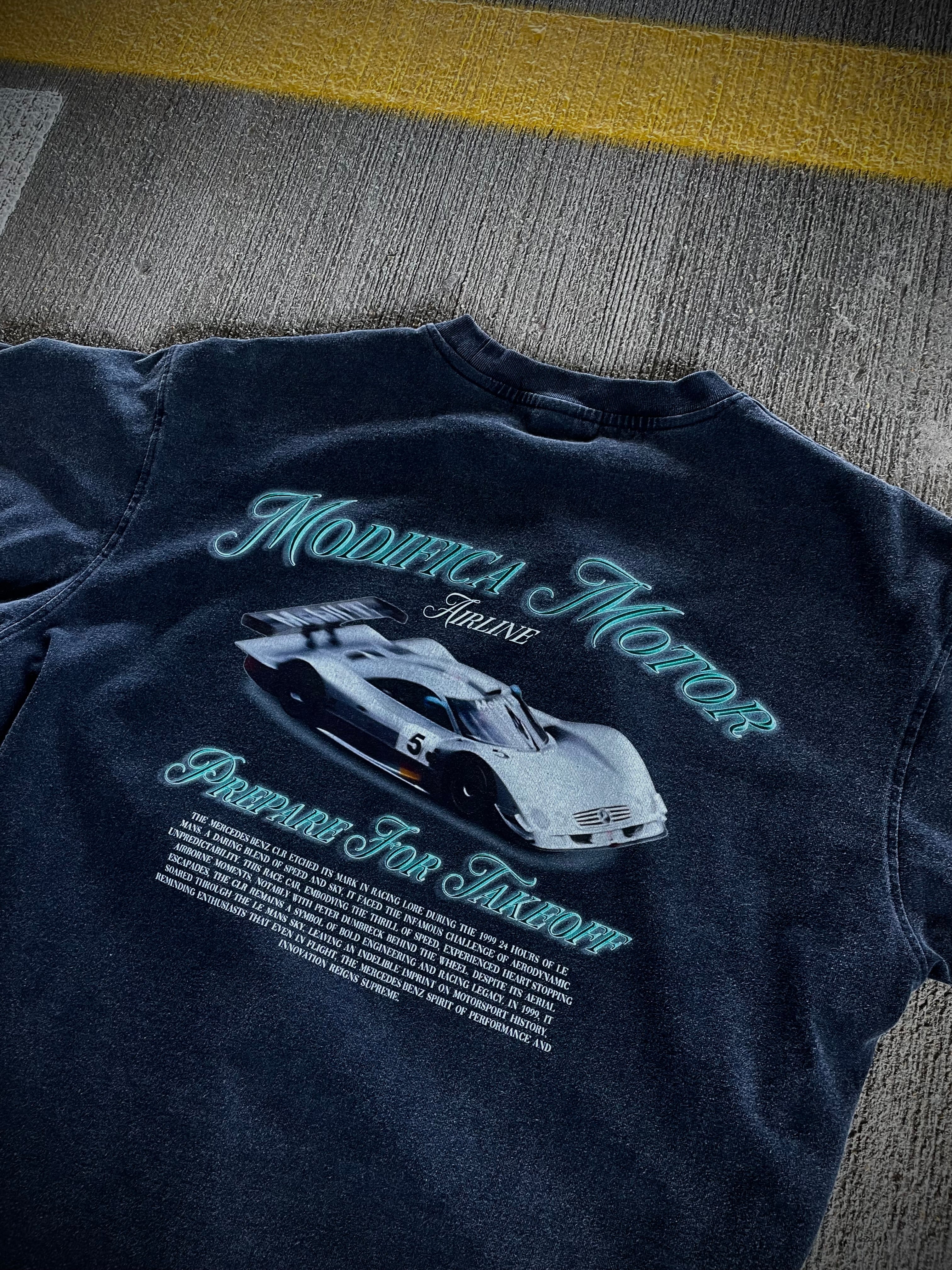 Mercedes CLR Take Flight T-Shirt | Le Mans 1999 Racing Tee | Motorsport Apparel