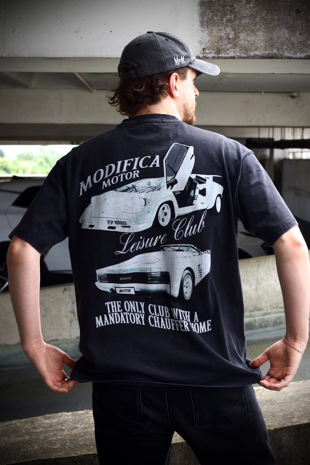 Leisure Club T-Shirt | Ferrari Testarossa Lamborghini Countach | Supercar Tee