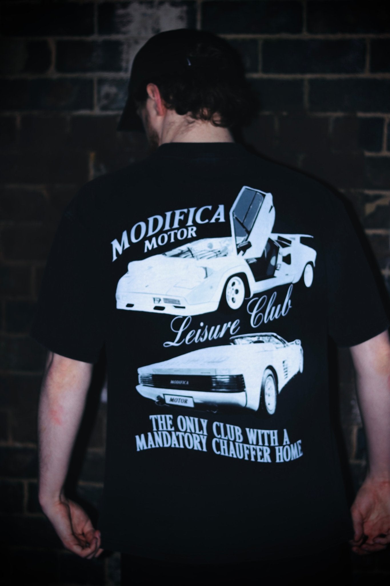 Leisure Club T-Shirt | Ferrari Testarossa Lamborghini Countach | Supercar Tee