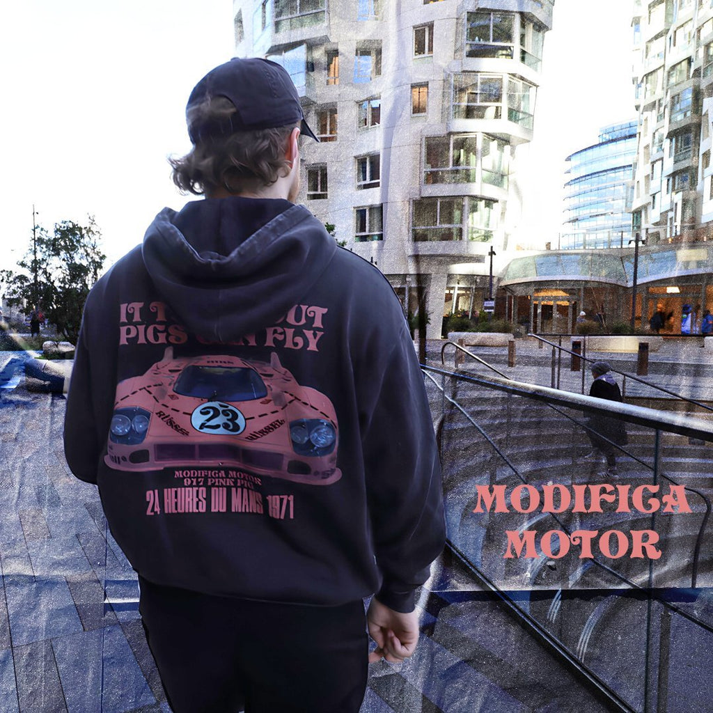 Pink Pig Hoodie | Porsche 917 Le Mans Racing Hoodie